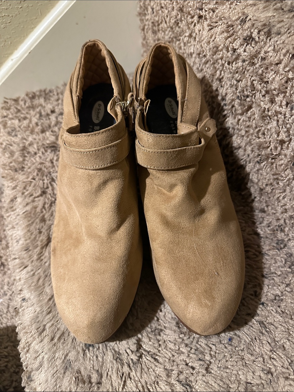 Women’s Tan Suede Ankle Boots